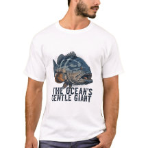 Tシャツ用のオオクエ釣りプリントデザイン