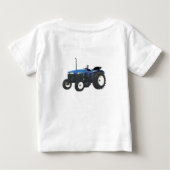 Tシャツ用のトラクター画像 ベビーTシャツ (裏面)