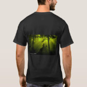 Tシャツ用カウボーイイメージ Tシャツ (裏面)