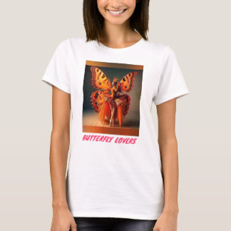 Tシャツ用バタフライロゴデザイン Tシャツ