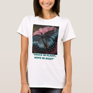 Tシャツ用バタフライロゴデザイン Tシャツ