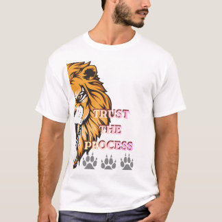 Tシャツ用モチベーショナルライオングラフィック Tシャツ