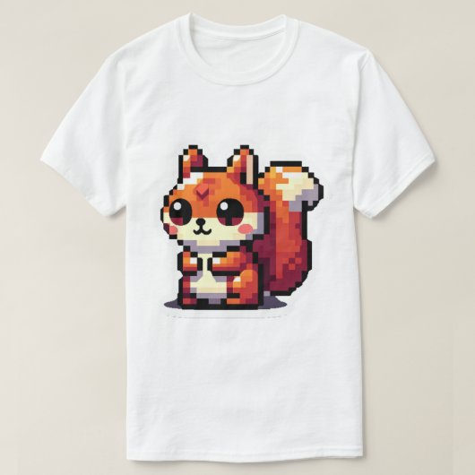 Tシャツ用リスデザイン Tシャツ (デザイン正面)