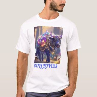 Tシャツ用Bull Lover Logoデザイン Tシャツ