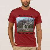 Tシャツ男達の赤い写真服。 Tシャツ (正面)