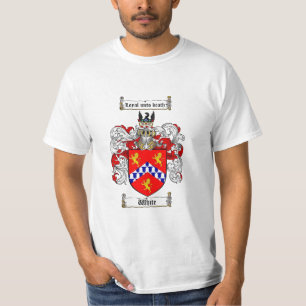 Tシャツ白い紋章付き外衣 Tシャツ