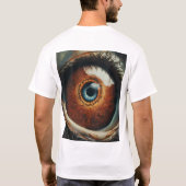 Tシャツ目とボーイデザイナー Tシャツ (裏面)