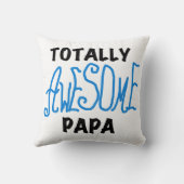 Tシャツ素晴らしとギフトをトータルにパパ クッション (裏面)