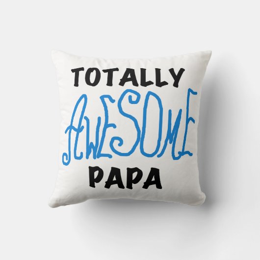 Tシャツ素晴らしとギフトをトータルにパパ クッション (裏面)