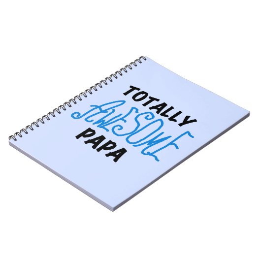 Tシャツ素晴らしとギフトをトータルにパパ ノートブック (左側)