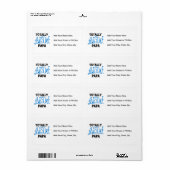 Tシャツ素晴らしとギフトをトータルにパパ ラベル (フルシート)