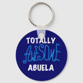Tシャツ素晴らしとギフトを完備したAbuela Blue キーホルダー (正面)
