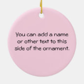 Tシャツ素晴らしとギフトを完備 セラミックオーナメント (裏面)