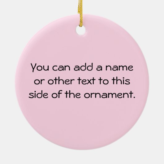 Tシャツ素晴らしとギフトを完備 セラミックオーナメント (裏面)