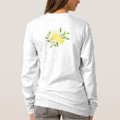 Tシャツ素晴らしの日長袖 Tシャツ (裏面)