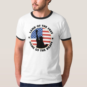 Tシャツ自由な自由の女神の土地 Tシャツ
