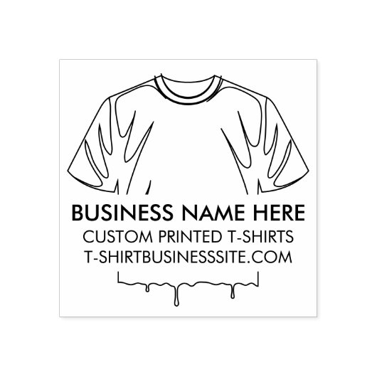 Tシャツ衣料品プリント事業 ラバースタンプ (インプリント)