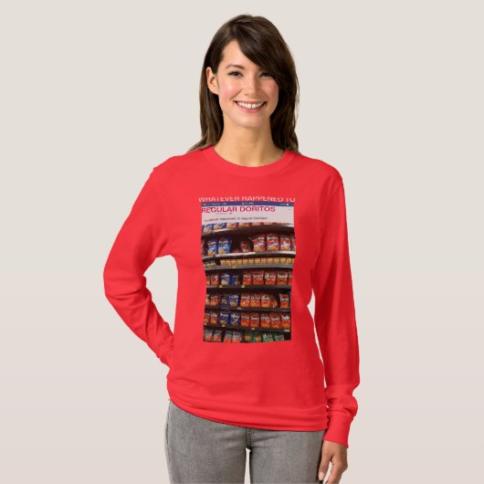 Tシャツ起こったものは何でも"規則的なdoritos"のに Tシャツ (正面フル)