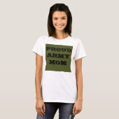 Tシャツ軍誇りを持った母 Tシャツ (正面フル)