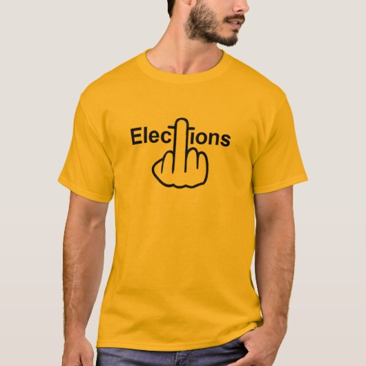 Tシャツ選挙フリップ Tシャツ (正面)