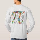 Tシャツ長袖グレー Tシャツ (裏面)