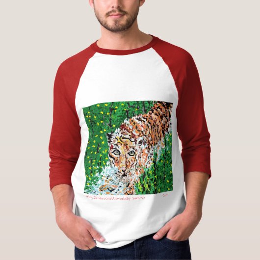 Tシャツ長袖/タイガー Tシャツ (正面)
