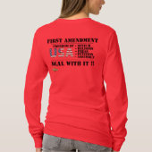 Tシャツ長袖Tシャツ「FIRST MODIFICATION」 Tシャツ (裏面)