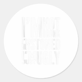 Tシャツ飲ではない ラウンドシール