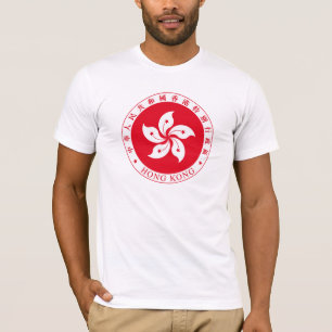 Tシャツ香港の紋章付き外衣 Tシャツ