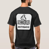 Tシャツ黒いFreequad Tシャツ (裏面)