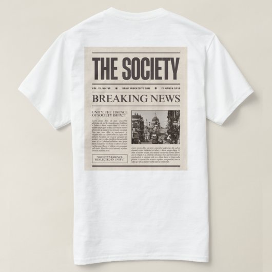   Tシャツ (デザイン裏面)