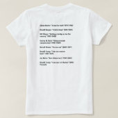 Tシャツ (デザイン裏面)