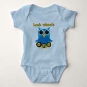 Tシャツ1枚とギフト1枚を見る ベビーボディスーツ (正面)