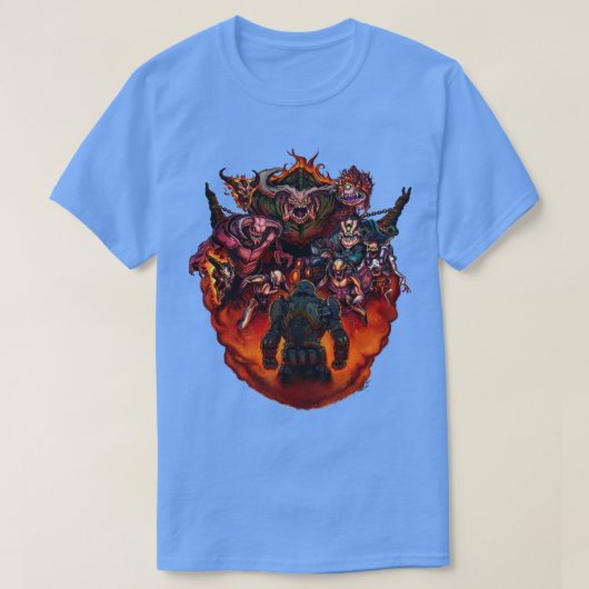 Tシャツ2の地獄のように戦う Tシャツ (デザイン正面)