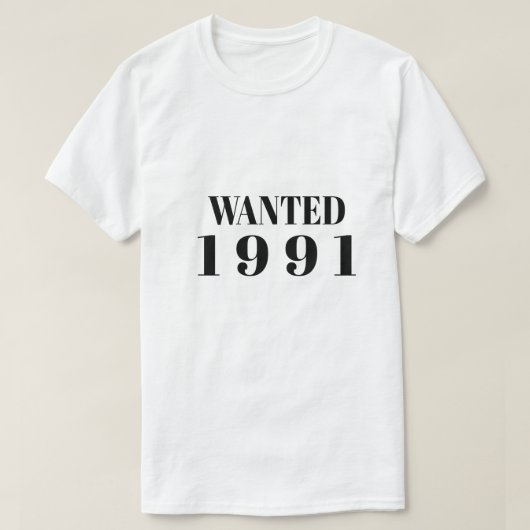 Tシャツ33th birthday 1991 tシャツ (デザイン正面)