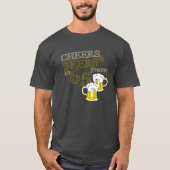 Tシャツ65年のへの応援及びビール誕生日の Tシャツ (正面)