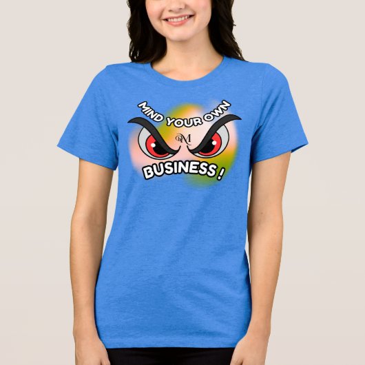 Tシャツ:お気に入り(青) トライブレンドTシャツ (正面)