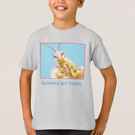 Tシャツ - かわいいけど恐ろしい (正面)