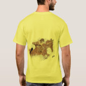 Tシャツ:ほこりっぽい勝ち Tシャツ (裏面)