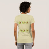 Tシャツ:アジアの花 Tシャツ (裏面フル)