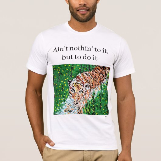 Tシャツ:アスレチック、トラ Tシャツ (正面)