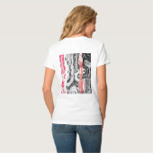 Tシャツ - アブストラクトランド (裏面フル)