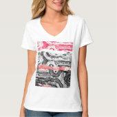Tシャツ - アブストラクトランド (正面)