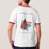 Tシャツ:アメリカ神の祝福 Tシャツ (裏面)