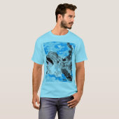 Tシャツ：イルカの遊び Tシャツ (正面フル)
