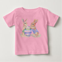 Tシャツ イースターバニー卵