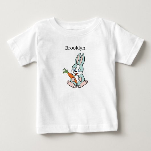 Tシャツ "ウサギとニンジン (正面)