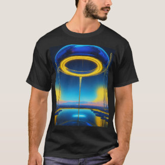 Tシャツ「エスニック・デザートプリントTシャツ – 伝統 Tシャツ