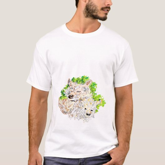 Tシャツ / オオカミ (正面)
