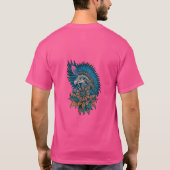 Tシャツ・オブ・先住民・スピリット・タトゥー Tシャツ (裏面)